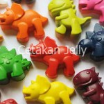 Cetakan Silikon Coklat Puding Mini Dino 12 cav