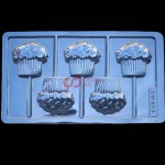 CJ Cetakan Coklat Praline Cupcake Lolipop Plastik