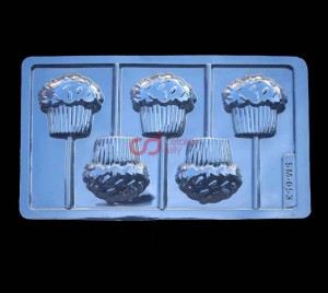 CJ Cetakan Coklat Praline Cupcake Lolipop Plastik