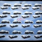 CJ Cetakan Coklat Plastik Tapak Kaki Foot Print