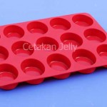 Cetakan Silikon Puding Kue Med Oval 15 cav