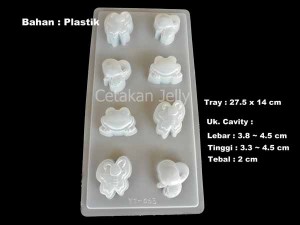 CJ Cetakan Plastik Mini Bee & Frog Plastik