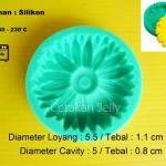 Cetakan Fondant Sunflower 1 cav