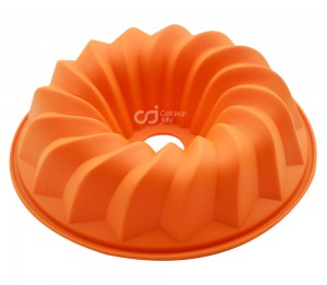 Cetakan Silikon Puding Kue Swirl II