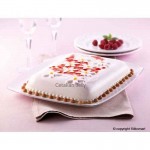 Cetakan Silikon Puding Kue Tray of Flowers