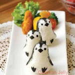 Cetakan Nasi Bento Baby Penguin Rice Mold 3D with Nori Cutter