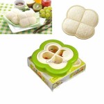 Cetakan Roti Bento Clover Bread Sandwich Mould