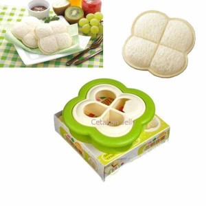 Cetakan Roti Bento Clover Bread Sandwich Mould