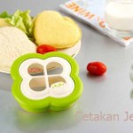Cetakan Roti Bento Clover Bread Sandwich Mould