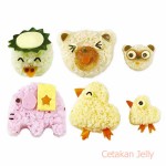 Cetakan Bento Decorative Ham, Cheese & Veggie Cutter