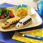 Cetakan Nasi Bento Train Rice Mold with Cutter