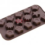 Cetakan Silikon Coklat Puding Mix Pentagon
