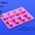 Cetakan Silikon Coklat Puding Mr P 8 cav