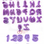 Alat Hias Kue Disney Alphabet Icing Cutter
