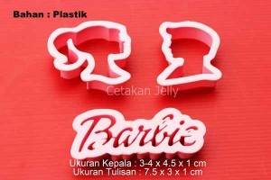 Cetakan Cookies Cutter Barbie
