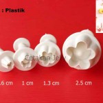 Cetakan Cookies Blossom Plunger