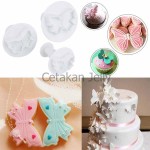 Cetakan Cookies Butterfly Plunger