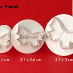 Cetakan Cookies Butterfly Plunger