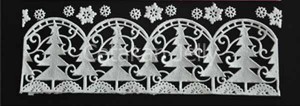Cetakan Fondant Lace Mat Christmas Tree