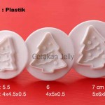 Cetakan Cookies Christmas Tree Plunger