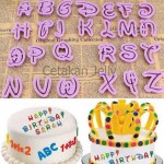 Alat Hias Kue Disney Alphabet Icing Cutter