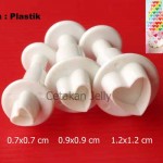 Cetakan Cookies Heart Plunger