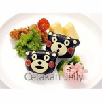 Cetakan Nasi Bento Kumamon Onigiri Set