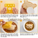 Cetakan Nasi Bento Rilakkuma Curry Rice Mold
