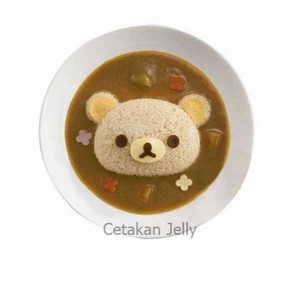 Cetakan Nasi Bento Rilakkuma Curry Rice Mold