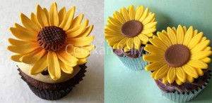 Cetakan Cookies Sunflower Plunger