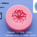 Cetakan Silikon Lotus II Fondant