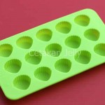 Cetakan Silikon Coklat Puding Shell 15 cav – Hijau