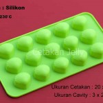 Cetakan Silikon Coklat Puding Shell 15 cav – Hijau