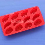 Cetakan Silikon Coklat Puding Leaf III