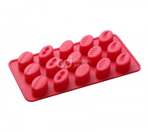 CJ Cetakan Silikon Coklat Puding Oval Mix 15 cav