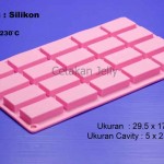 Cetakan Silikon Sabun Box 20 cavity