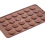 Cetakan Silikon Coklat Mini Flower Sheet