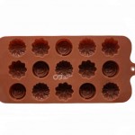 CJ Cetakan Silikon Coklat Puding Mini Mix Flower 15 Cav I