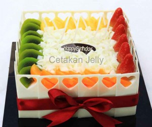 Cetakan Silikon Pagar Windows of Heart Fondant