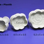 Cetakan Cookies Rose Plunger