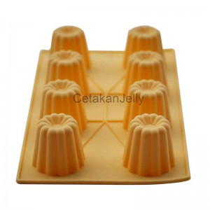 Cetakan Silikon Kue Puding Caneles