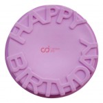 Cetakan Silikon Puding Kue Happy Birthday Pan