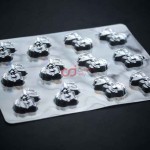 CJ Cetakan Plastik Coklat Little Pony 3D 12 cav Plastik
