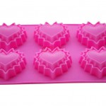 CJ Cetakan Silikon Kue Puding Love Heart