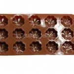Cetakan Silikon Coklat Puding Mini Leaf Clover