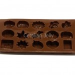 Cetakan Coklat / Puding Love Couple