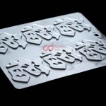 CJ Cetakan Coklat Lucky 6 cav Plastik