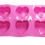 Cetakan Kue Puding Medium Style Heart 6 cav