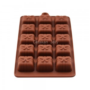 CJ Cetakan Silikon Coklat Puding Mini Gift