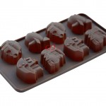 Cetakan Silikon Coklat Puding Transportation 8 cavity